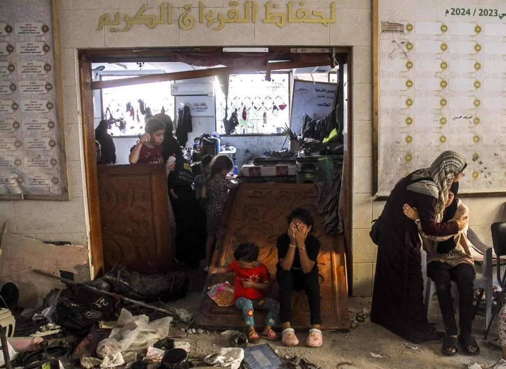 Da&ntilde;os tras el ataque de Israel. - EFE