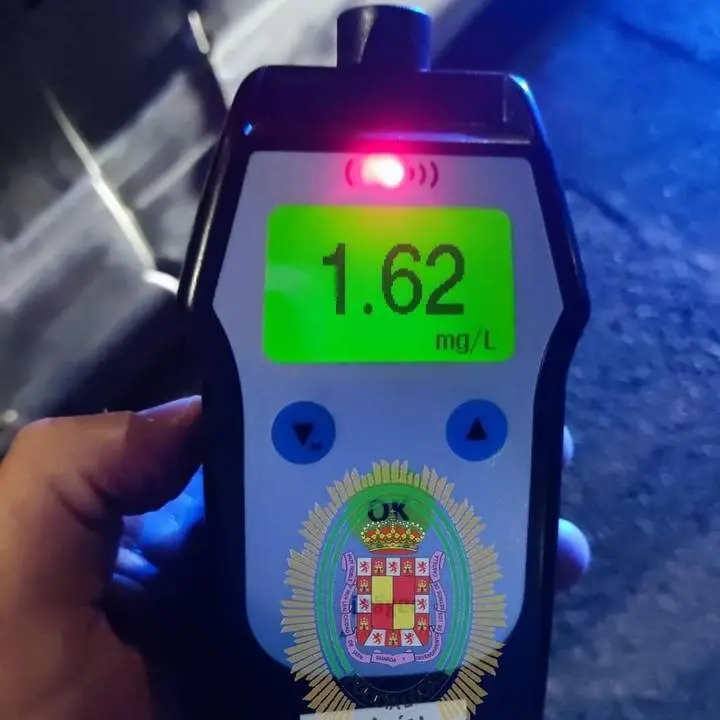 Resultado del alcohol&iacute;metro. - EP