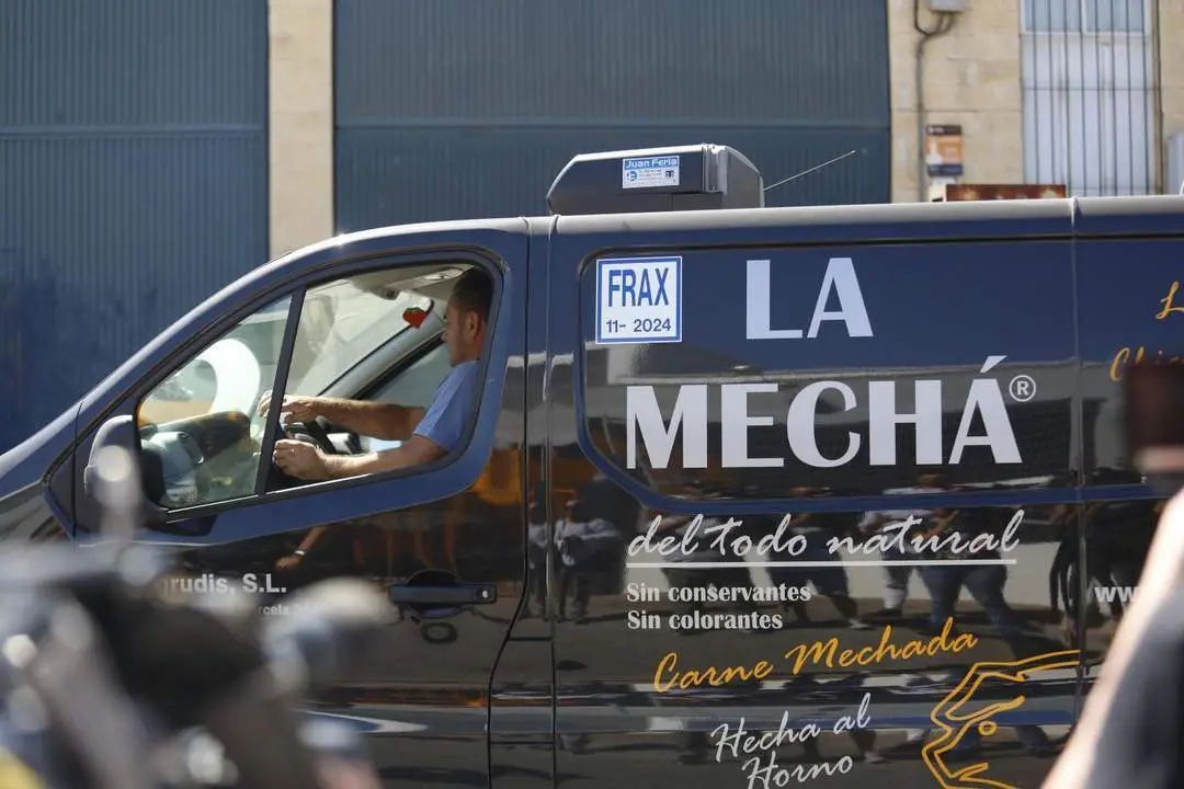Una de las furgonetas de La Mech&aacute;. - EP/Archivo