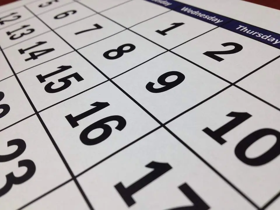Calendario. | Pixabay /  tigerlily713