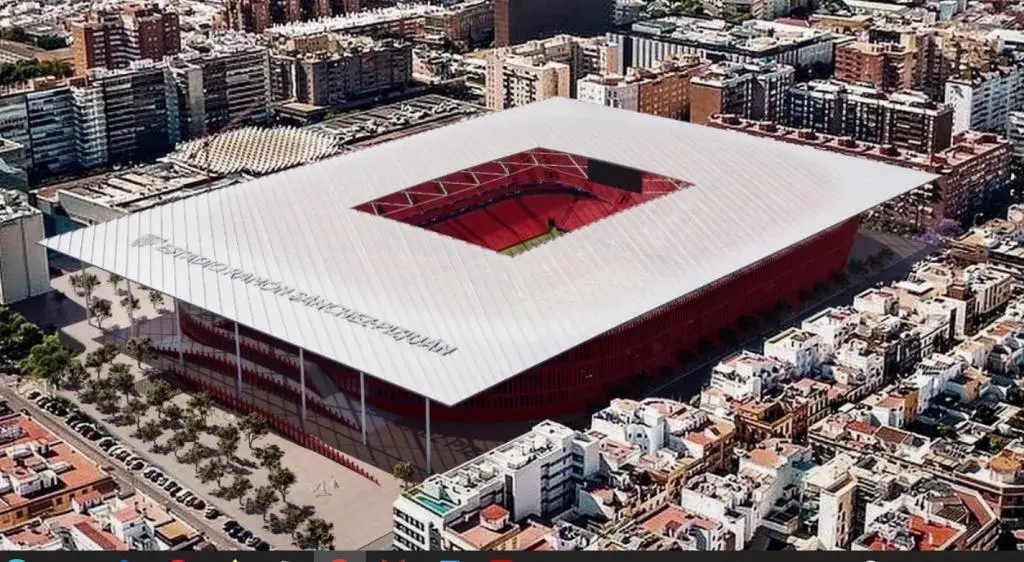 Proyecto del nuevo estadio Ram&oacute;n S&aacute;nchez Pizju&aacute;n. - 