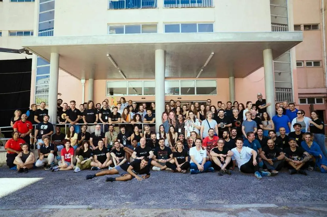 Fin de rodaje de 'Arachnid' en Lisboa. - &Aacute;ngel G&oacute;mez Hern&aacute;ndez / Facebook