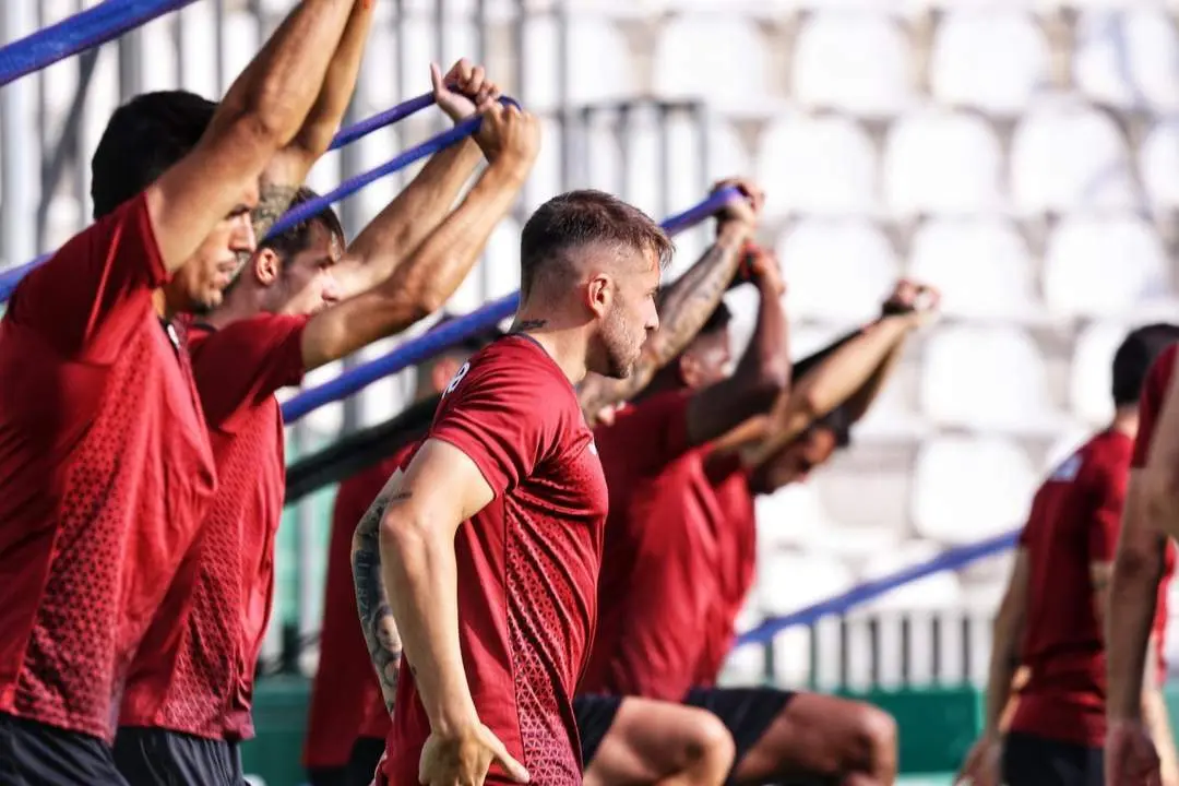 Entrenamiento del C&oacute;rdoba. - C&oacute;rdoba CF / X