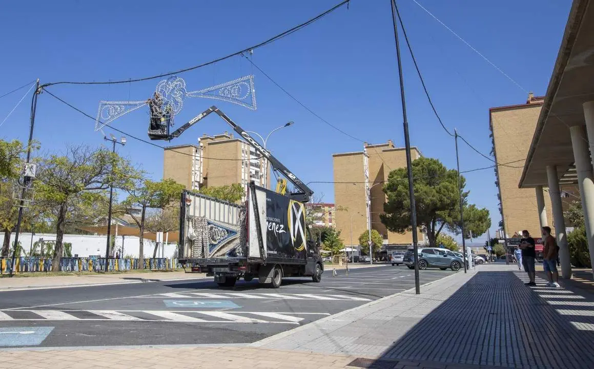Puesta a punto del recinto ferial en La Orden. - VH