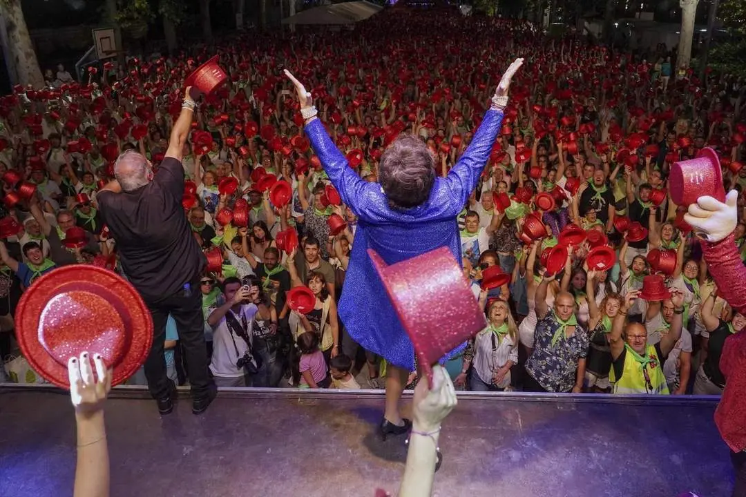 El acto del R&eacute;cord Guinness en Valladolid. - EFE