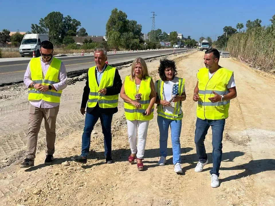 Mamen S&aacute;nchez, en su visita a las obras.  - Andaluc&iacute;a Informaci&oacute;n