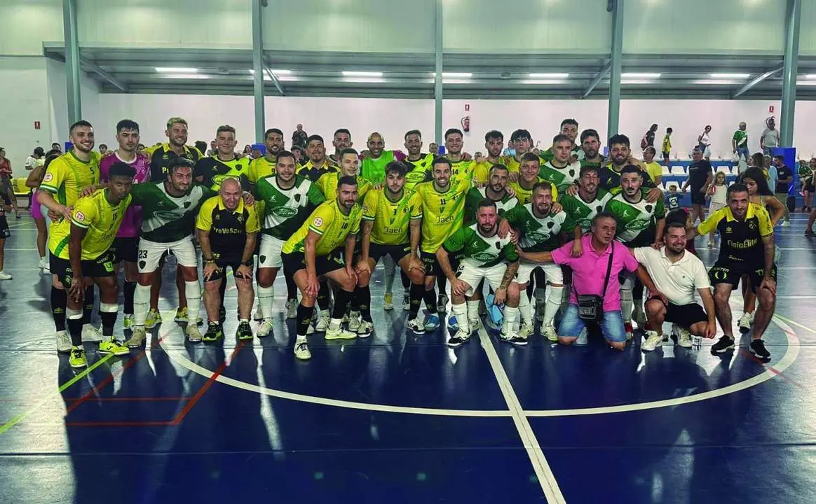 Imagen del Ja&eacute;n Para&iacute;so Interior en un amistoso de esta pretemporada. - JA&Eacute;N PARA&Iacute;SO INTERIOR