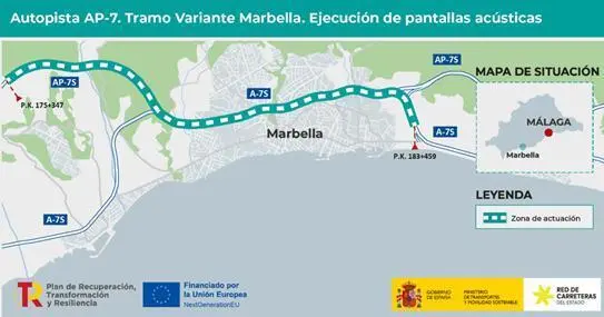 Mapa de las afectaciones al tr&aacute;fico. - Subdelegaci&oacute;n