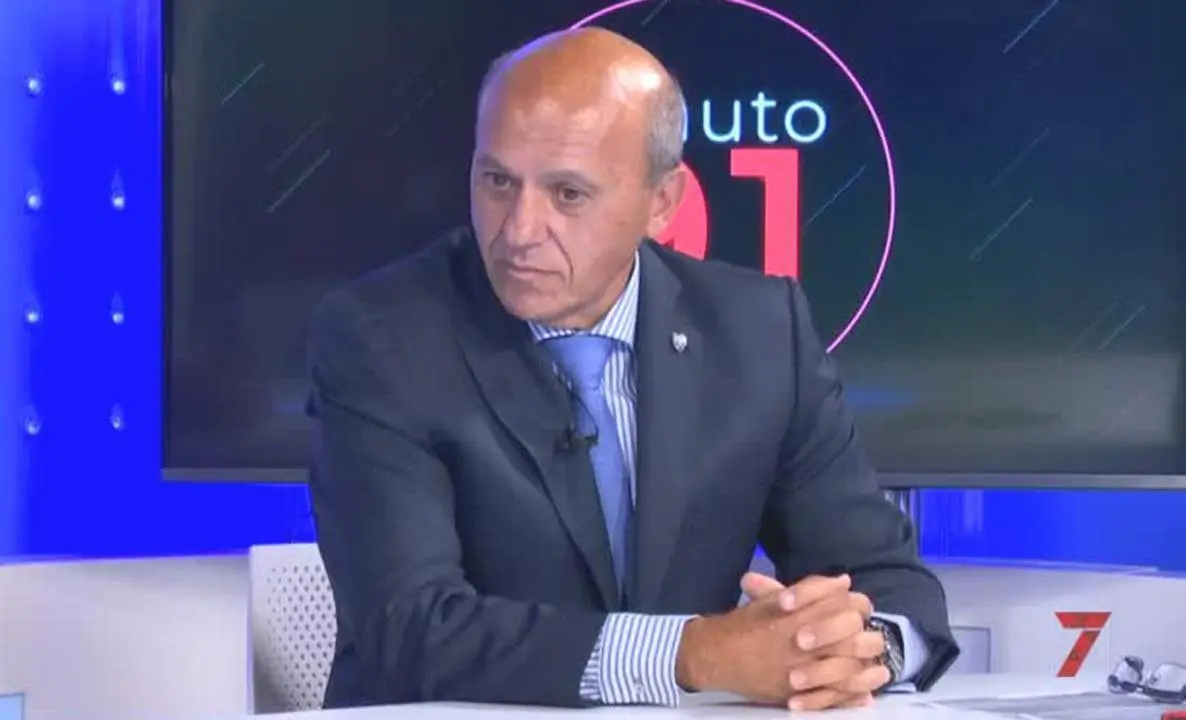 El expresidente del Sevilla FC, Jos&eacute; Mar&iacute;a del Nido Benavente, durante su entrevista en Minuto91. - 7tvsevilla