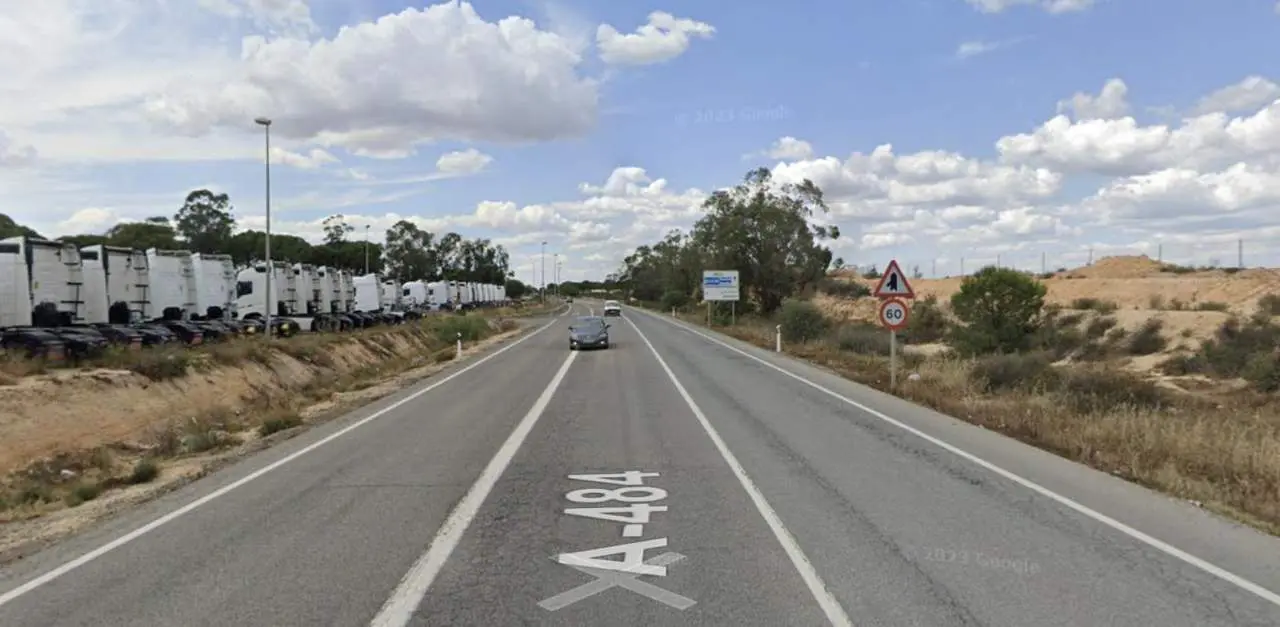 Punto kilom&eacute;trico de la carretera en la que ha pasado el accidente - Google Maps