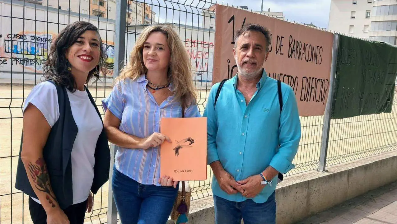 Adelante Andaluc&iacute;a ha acudido al IES Lola Flores - Adelante
