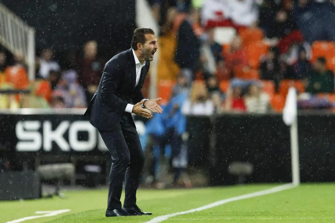 Entrenador valencianista, Rub&eacute;n Baraja. - EFE