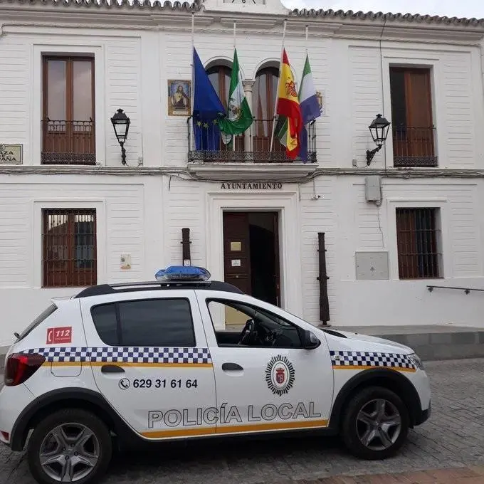 Un coche patrulla de la Polic&iacute;a Local de Salteras. - EP.