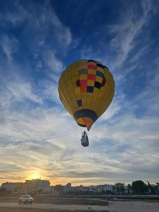 viaje en globo por El Puerto. - viva