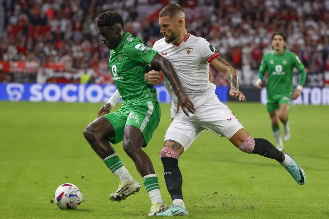 Imagen del Sevilla - Betis. - efe