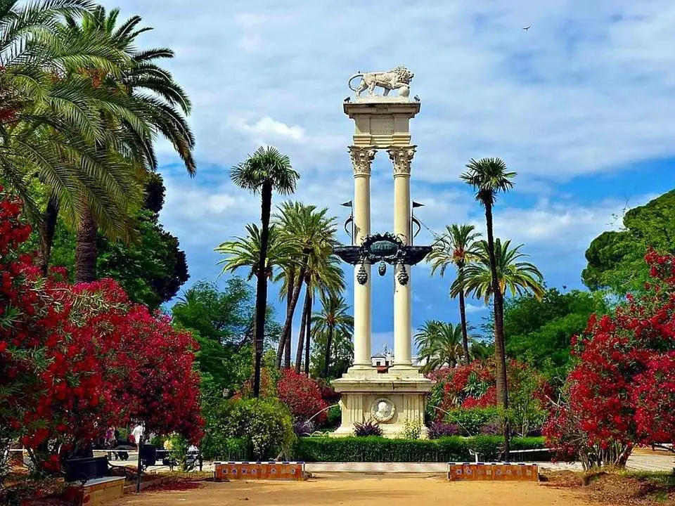 El monumento a Crist&oacute;bal Col&oacute;n. - Turismo de Sevilla