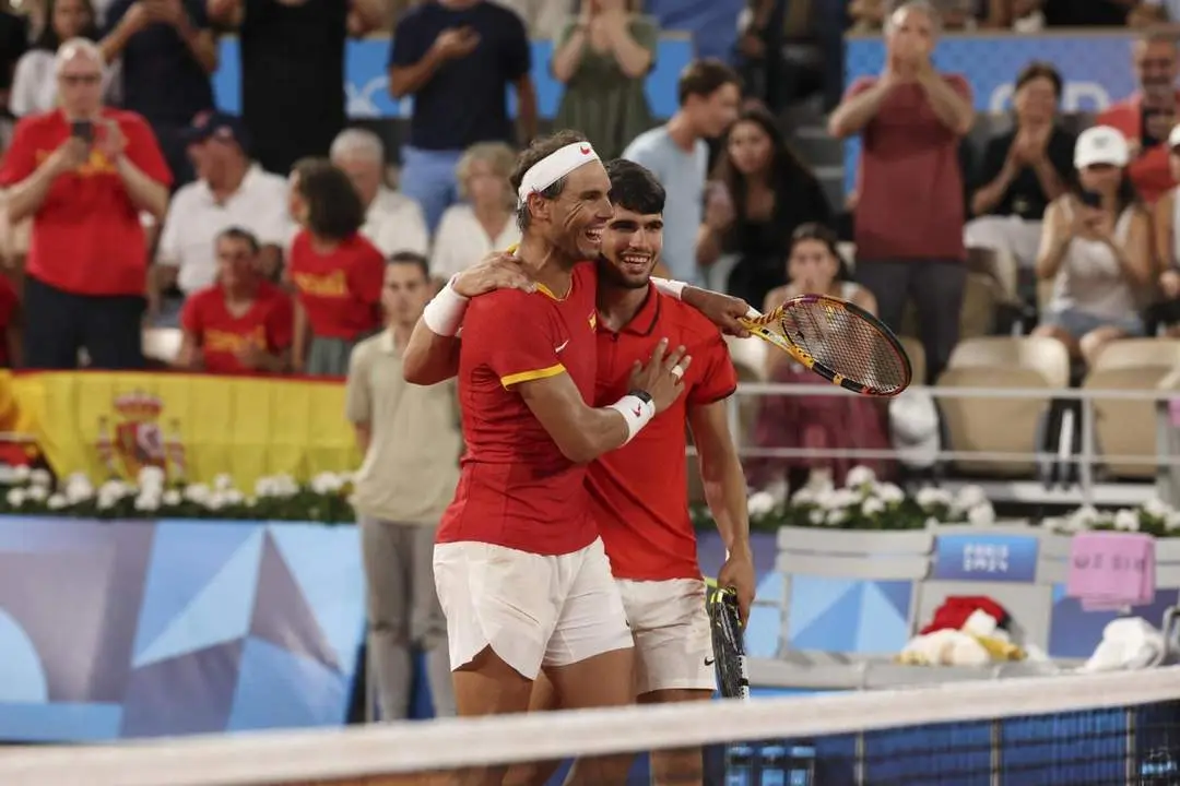 Nadal y Alcaraz en los Juegos Ol&iacute;mpicos. - EFE/ Juanjo Mart&iacute;n