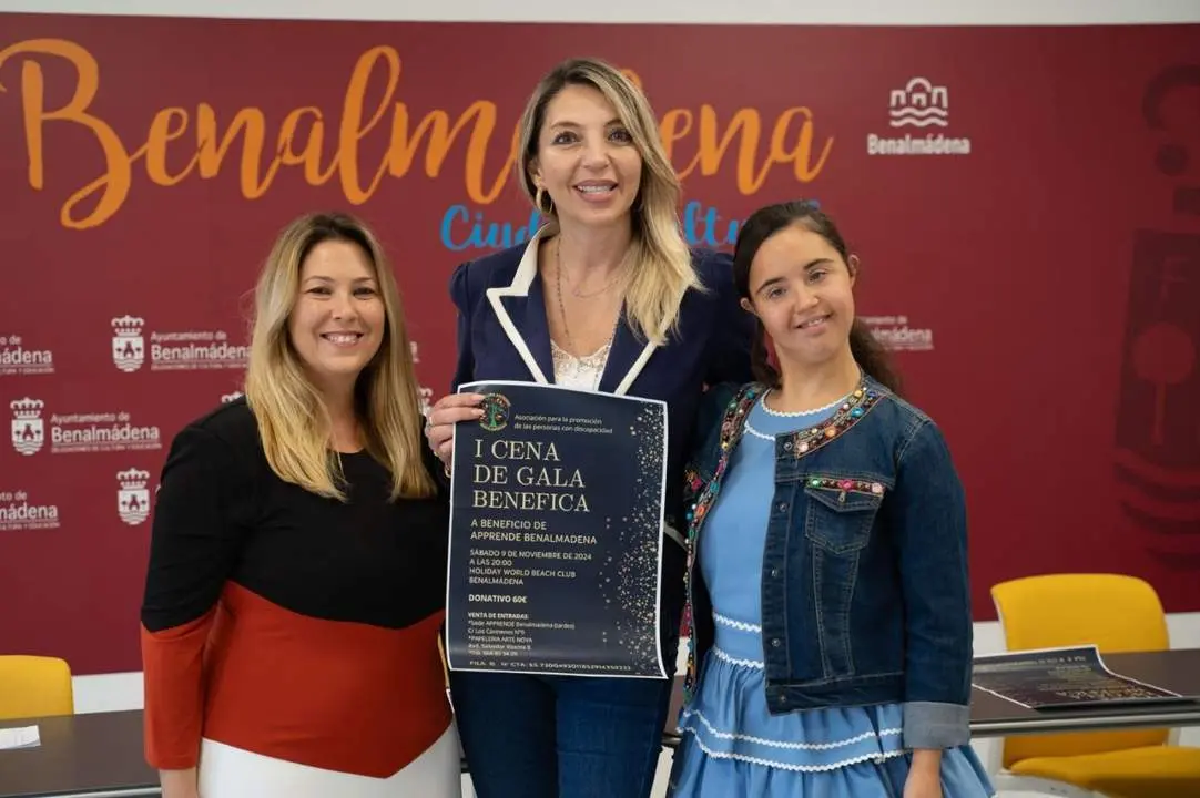 Presentaci&oacute;n de la I Cena de Gala Ben&eacute;fica de Apprende Benalm&aacute;dena. - VB