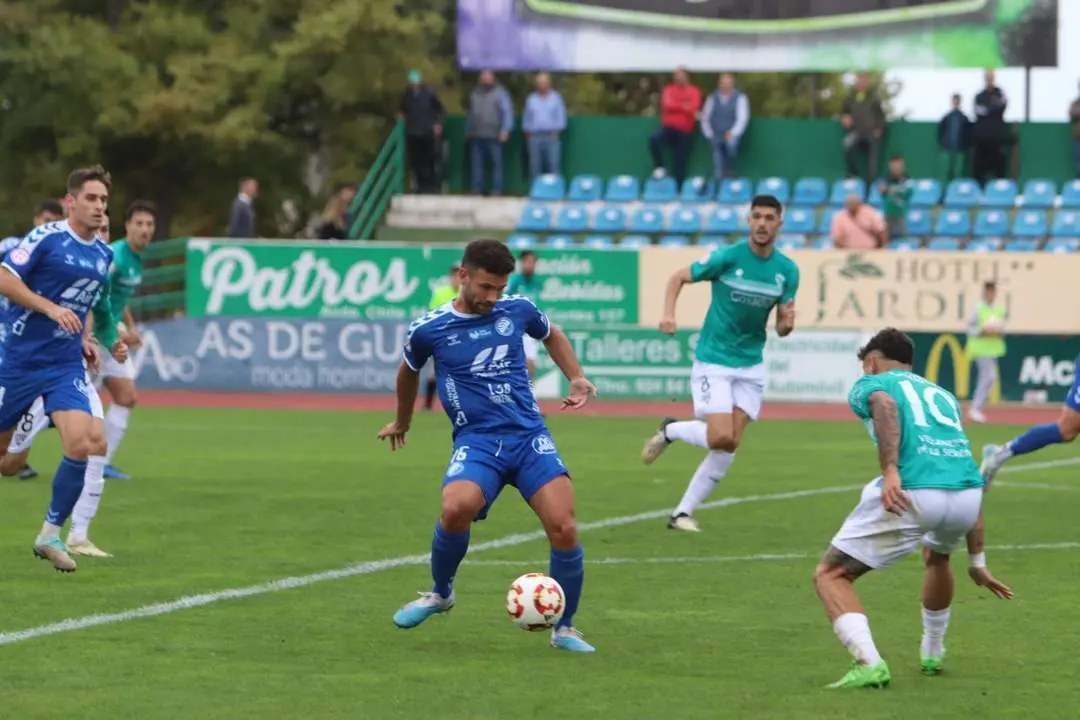Imagen del partido de este domingo con el Villanovense. - xerezdfc.com