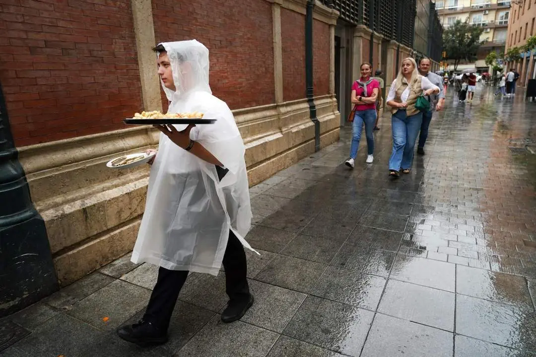 Lluvia en M&aacute;laga el pasado 11 de octubre. - EP