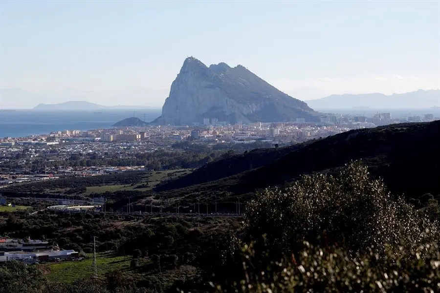 Vista del Pe&ntilde;&oacute;n de Gibraltar. - EFE