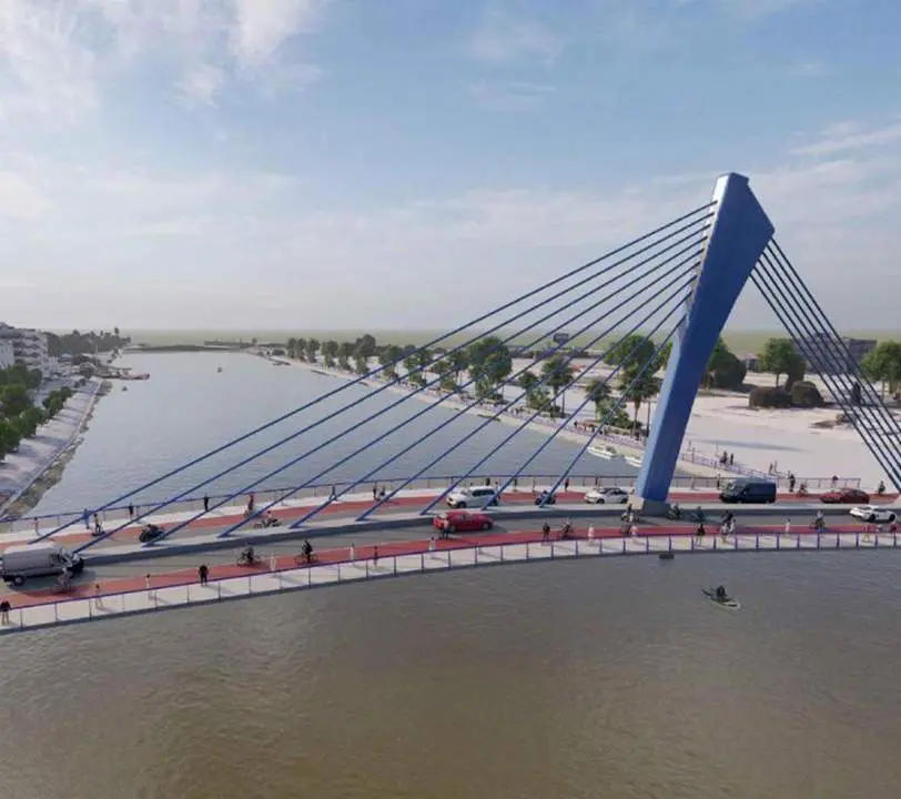 RECREACI&Oacute;N VIRTUAL DEL NUEVO PUENTE. - viva