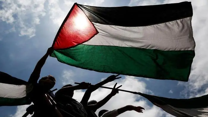 bandera palestina. - viva