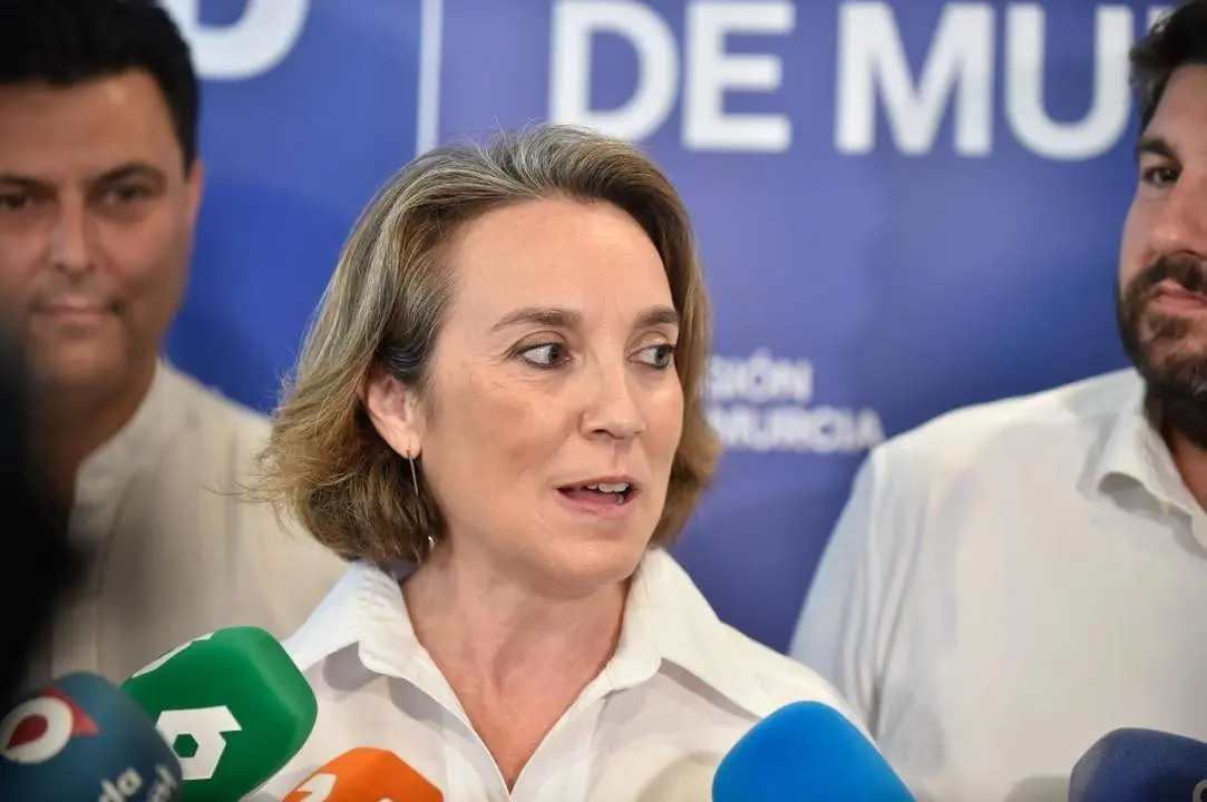 La secretaria general del PP, Cuca Gamarra. - EP
