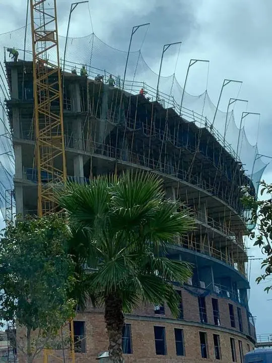 Construcci&oacute;n de una obra (archivo).  - EUROPA PRESS