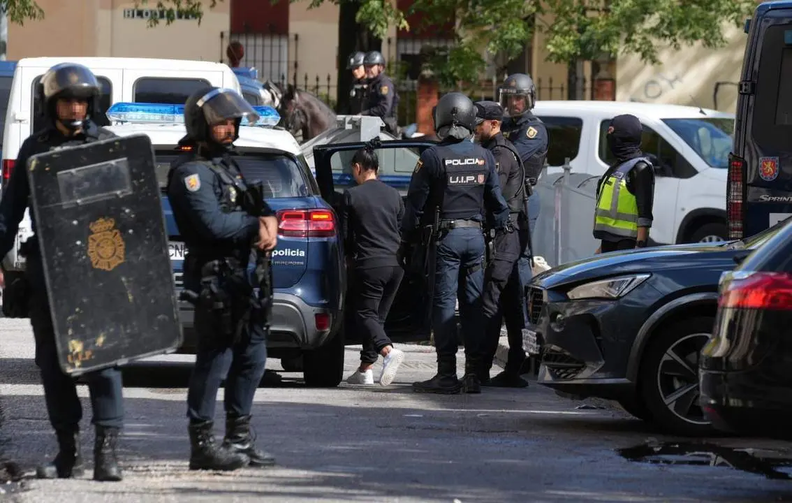 Dispositivo policial en el Pol&iacute;gono Sur. - Archivo