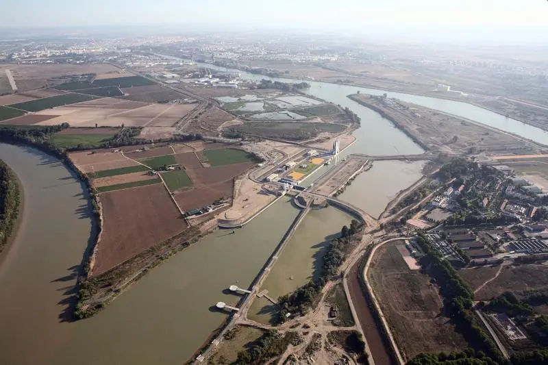 La d&aacute;rsena del Cuarto, a la izquierda de la imagen. - APS