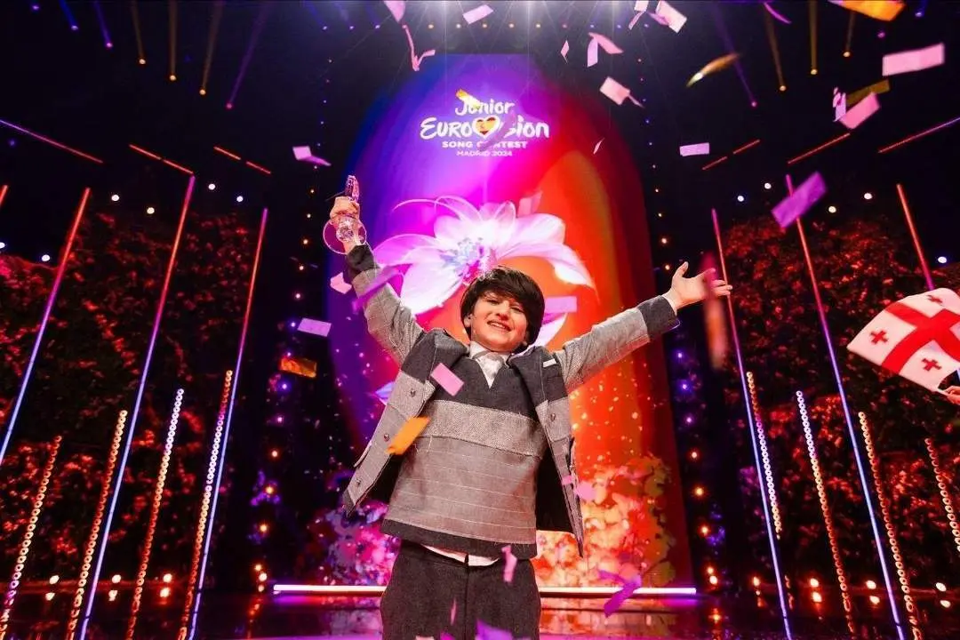 Andria Putkaradze, y ganador de Eurovisi&oacute;n Junior. - REMITIDA / HANDOUT por Luc&iacute;a Salguero