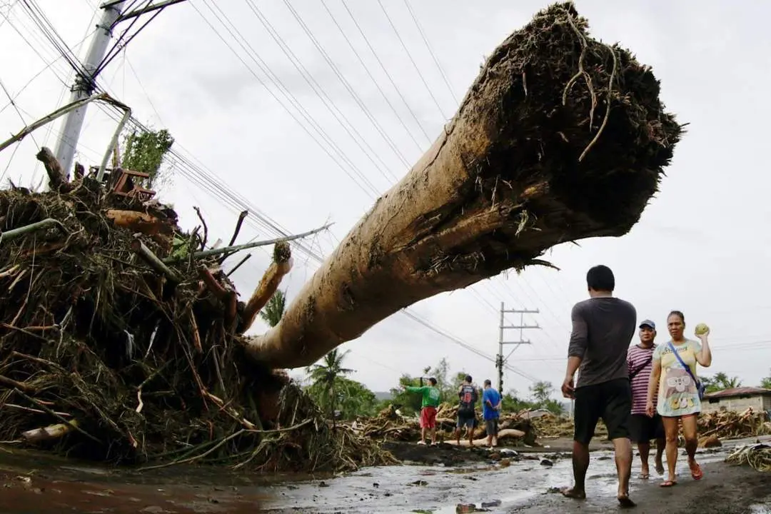 Da&ntilde;os causados por la tormenta. ARCHIVO - EFE