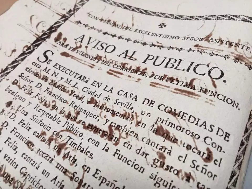 Imagen de archiivo de documentos hist&oacute;ricos en Sevilla. - EP