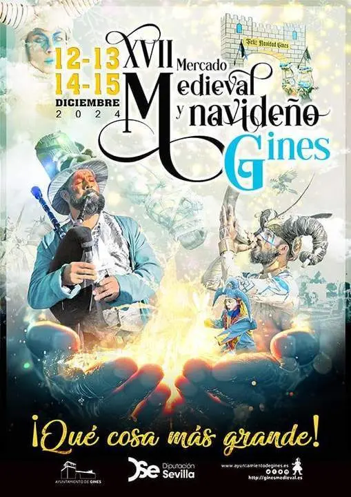 CARTEL DEL MERCADO MEDIEVAL. - AYTO GINES