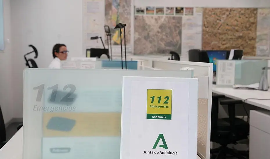 Sala del servicio 112 Andaluc&iacute;a. - 112 Andaluc&iacute;a.