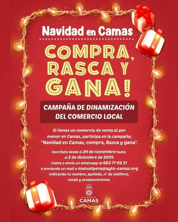 COMPRA, RASCA Y GANA. - AYTO CAMAS