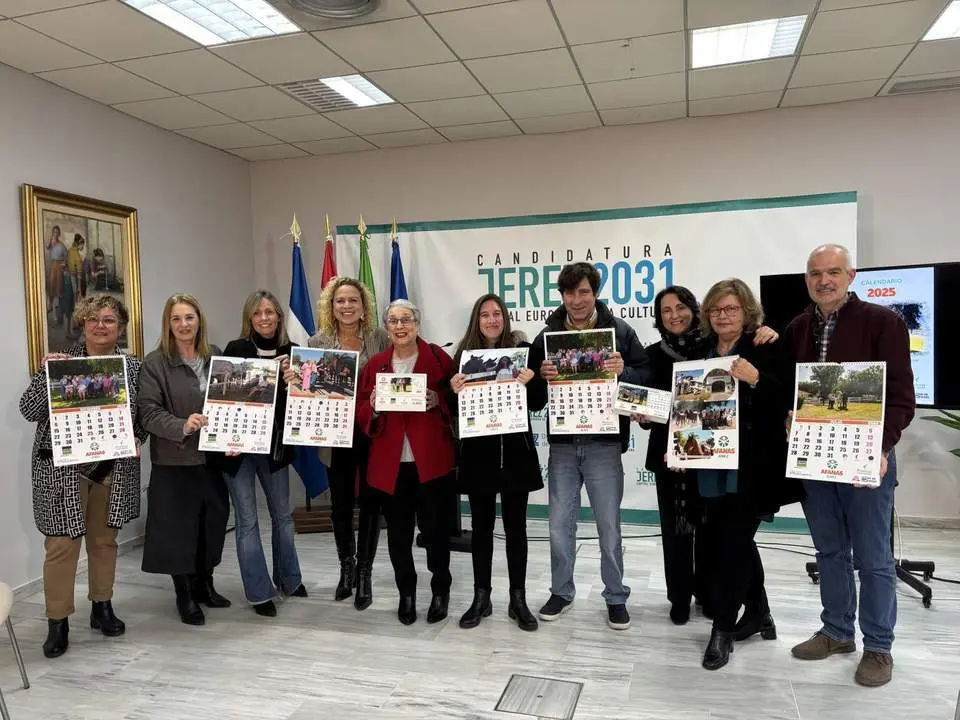 Presentaci&oacute;n del calendario de Afanas - jerez.es