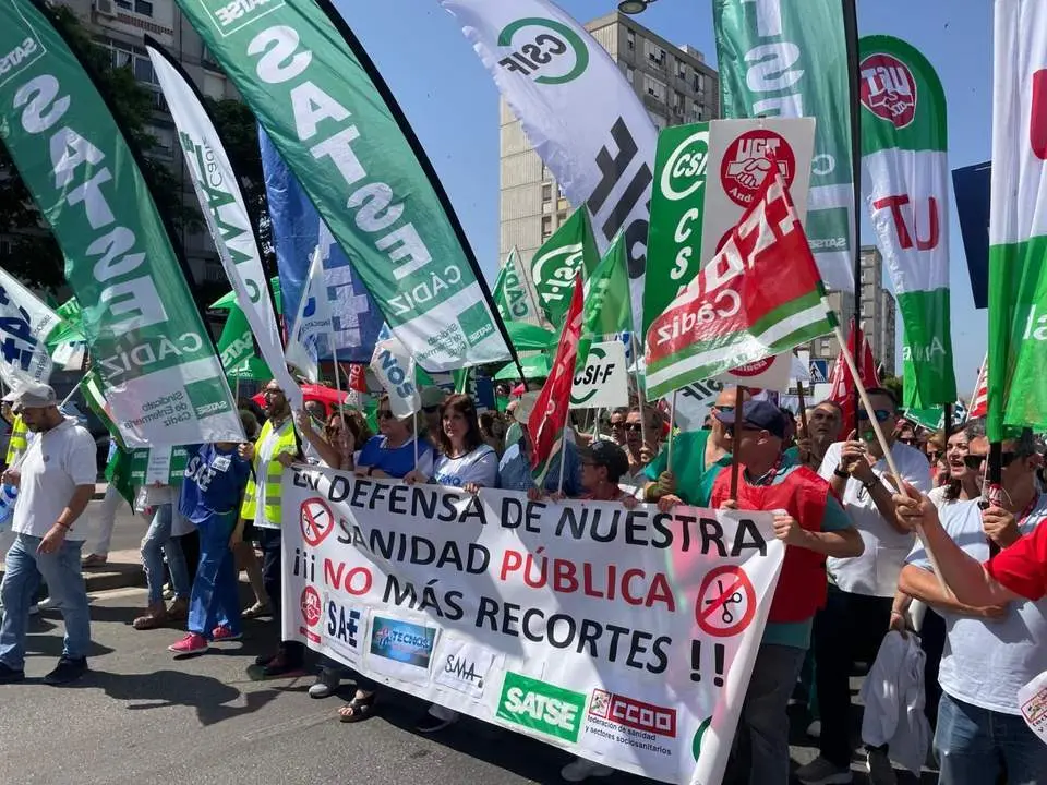 Una manifestaci&oacute;n estas &uacute;ltimas semanas.  - V. J.