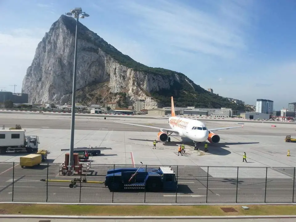 Gibraltar y su aeropuerto. - AI