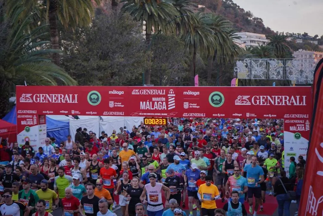 Salida de la prueba. - Ayto. M&aacute;laga