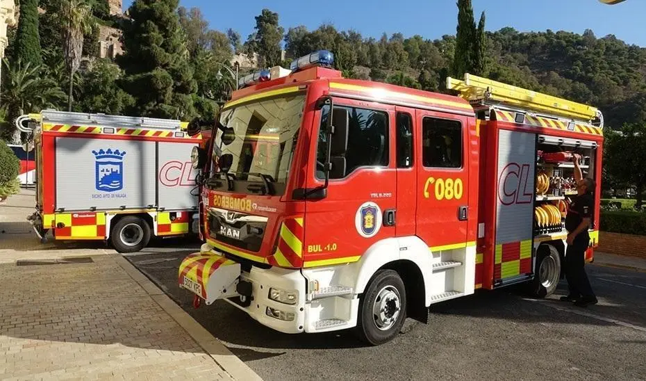 Bomberos de M&aacute;laga. - EP