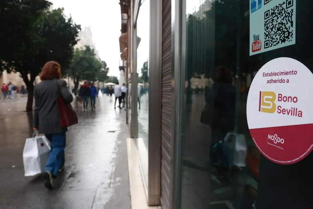 Comercio adherido a la campa&ntilde;a Bono Sevilla. - ep