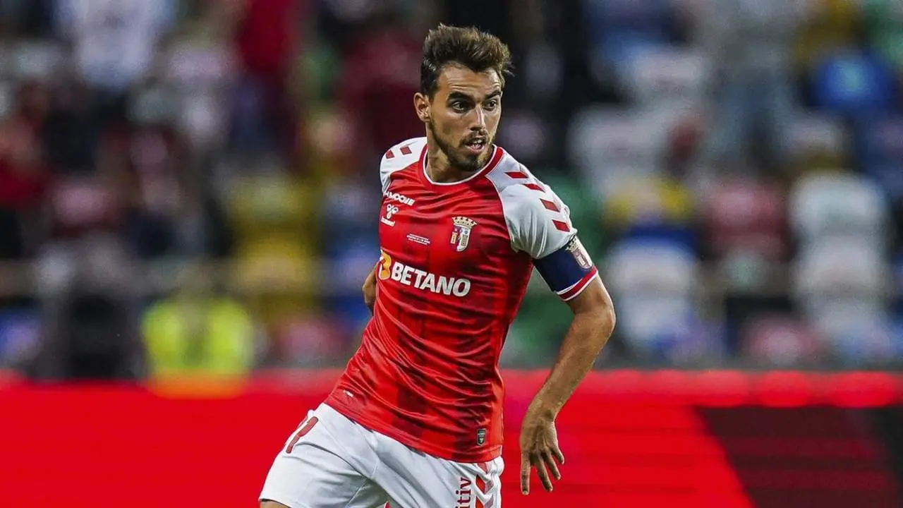 Ricardo Horta, con sus 93 tantos, se ha convertido en el m&aacute;ximo goleador hist&oacute;rico del Braga. - SPORTING BRAGA
