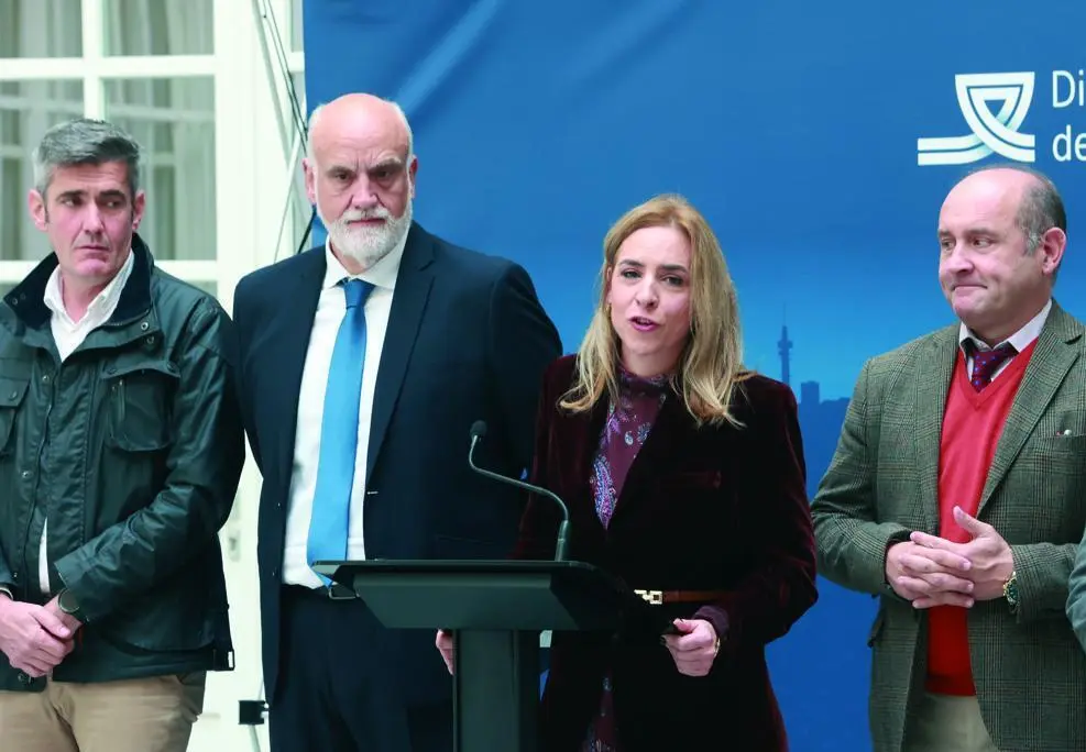 Almudena Mart&iacute;nez, junto a Javier Vidal, en Diputaci&oacute;n. - VIVA