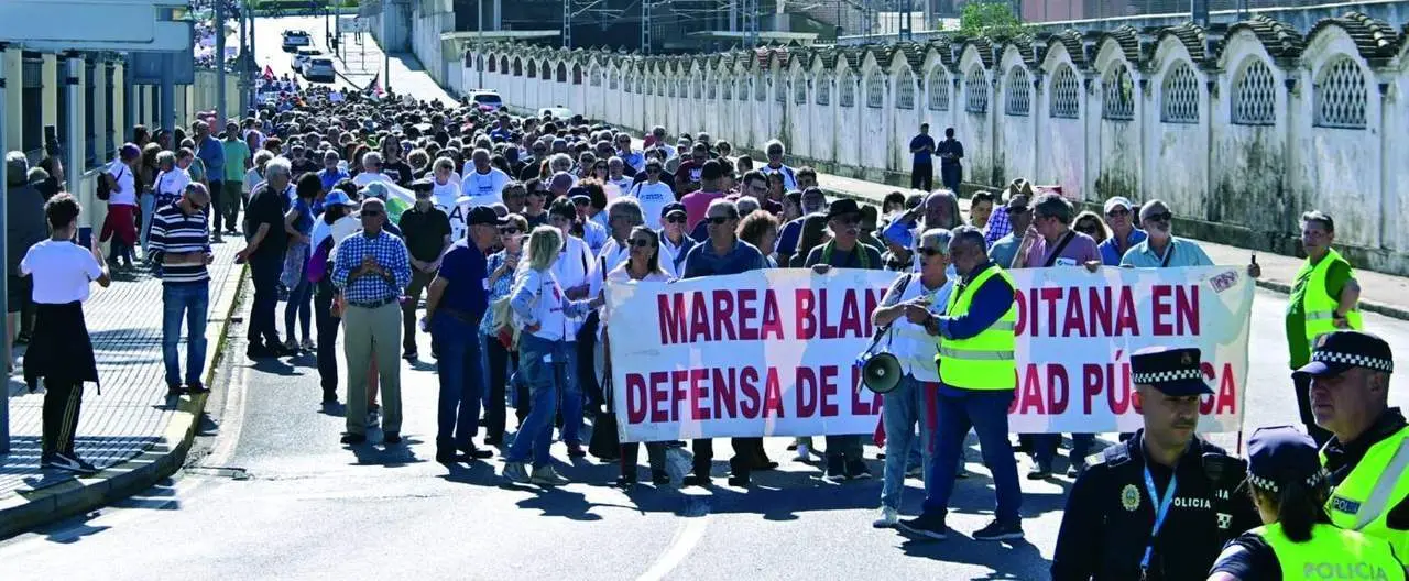 Manifestaci&oacute;n convocada por Marea Blanca Gaditana. - Eulogio Garc&iacute;a