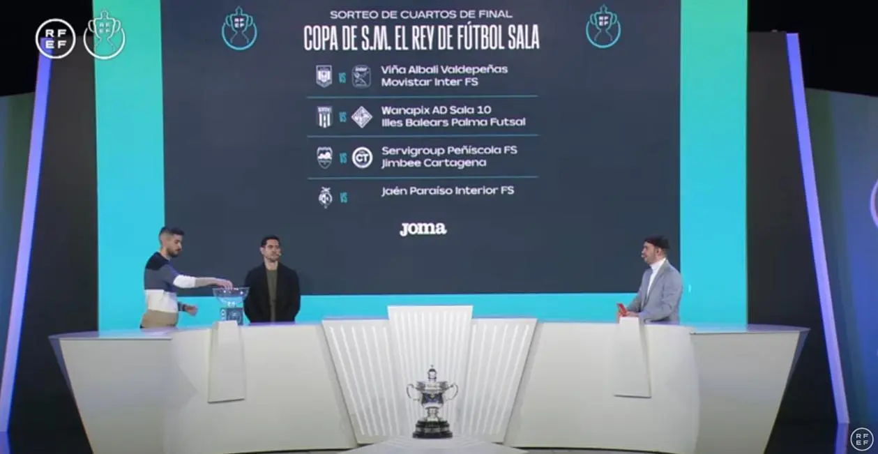 Sorteo de la Copa del Rey de F&uacute;tbol Sala en la RFEF. - RFEF