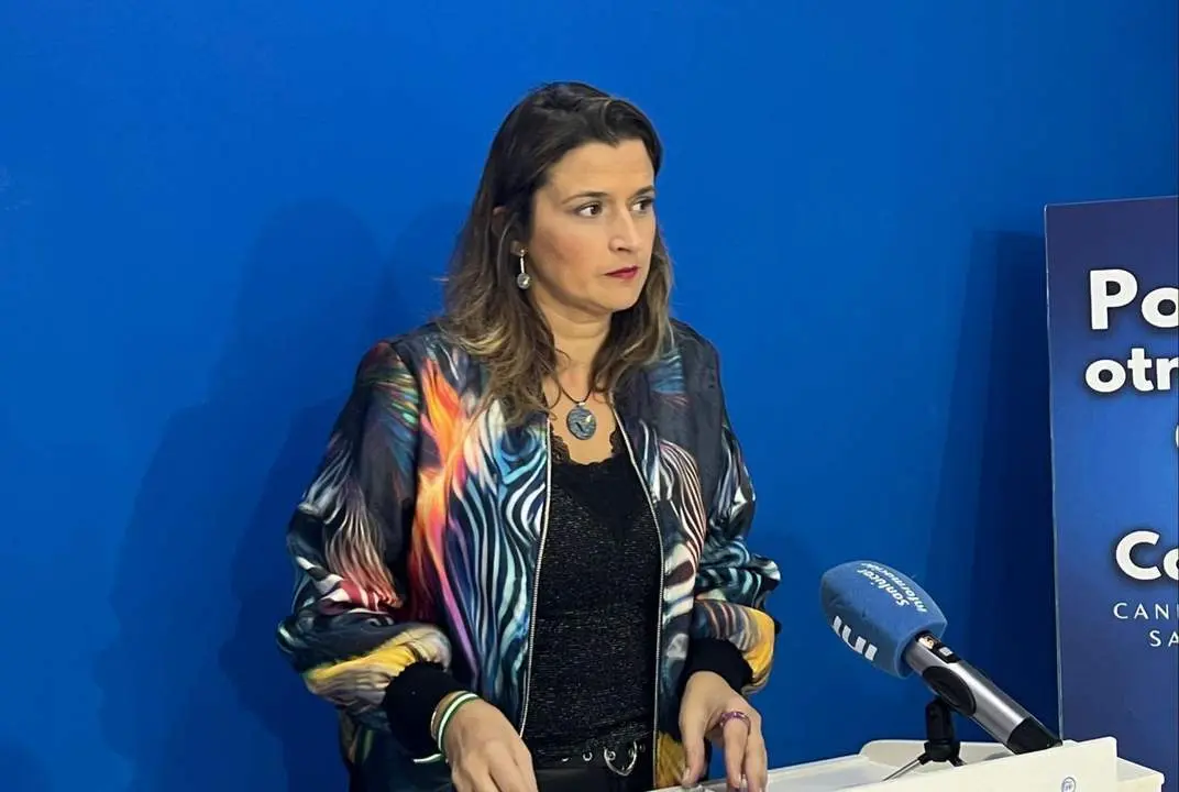 Carmen P&eacute;rez, portavoz del PP en Sanl&uacute;car. - A.B.
