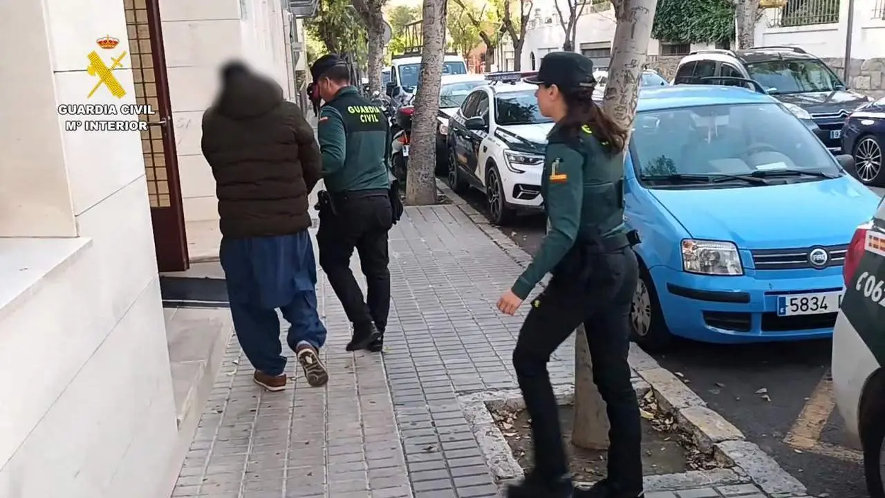 Operaci&oacute;n de la Guardia Civil.  - EFE/Guardia Civil