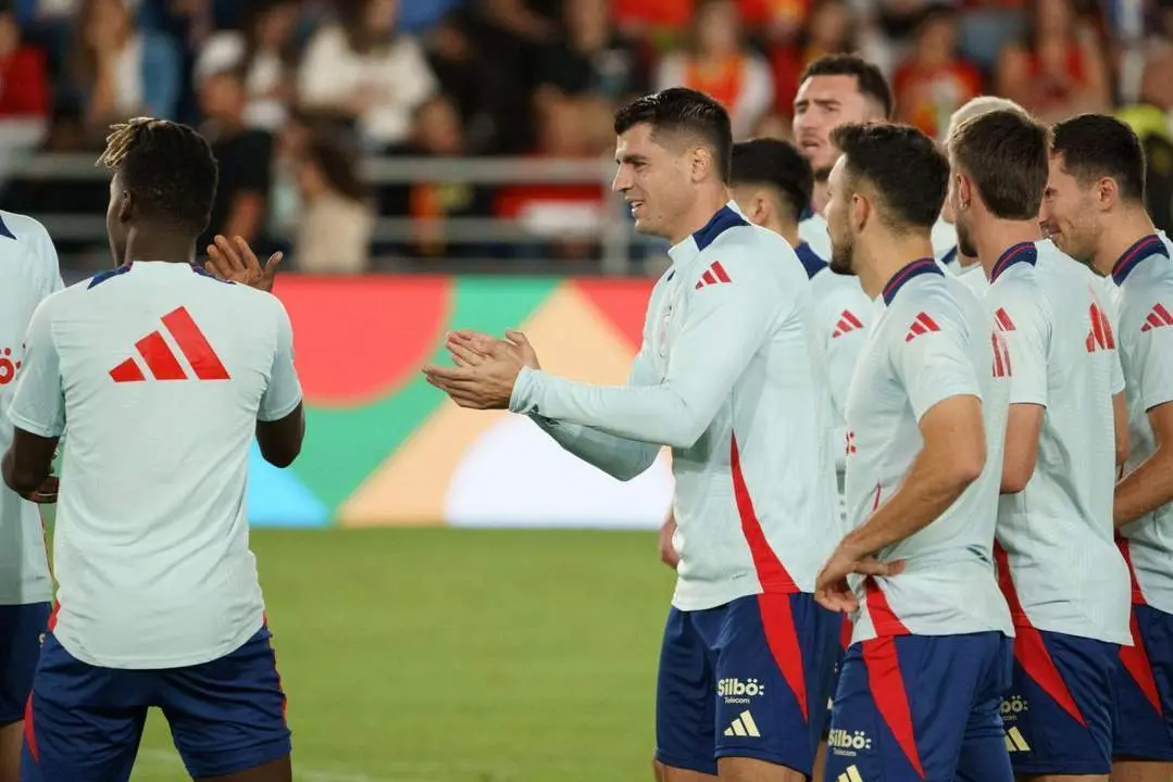 Entrenamiento de la Selecci&oacute;n Espa&ntilde;ola. - EFE